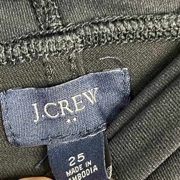 J. Crew Factory Over The Belly Maternity Jeans in Signature Stretch Black 25 NWT - Picture 9 of 11